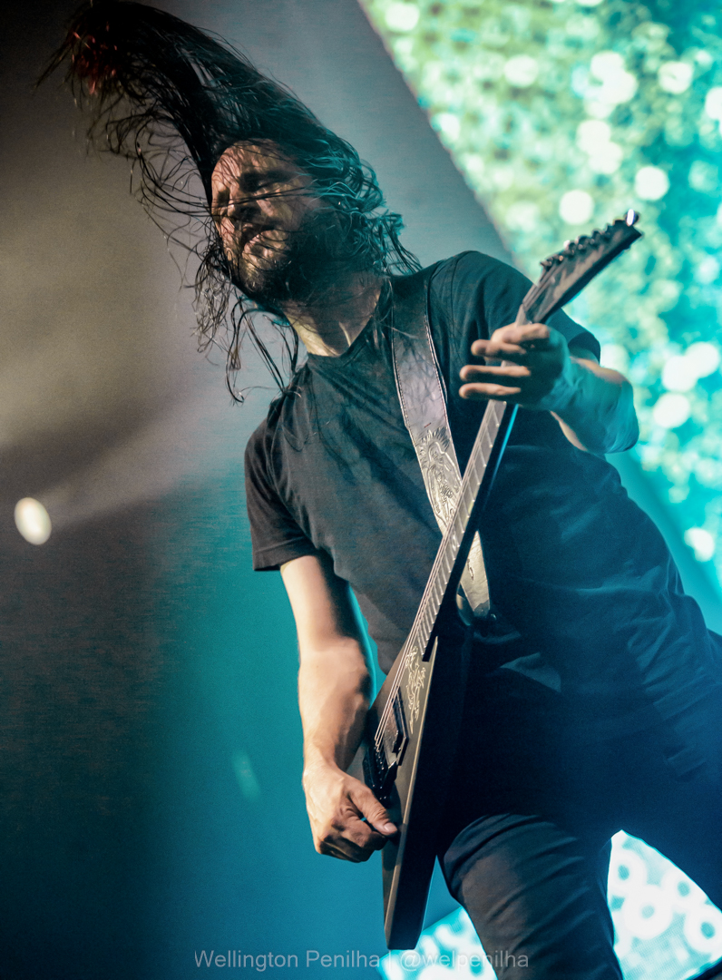 Gojira em São Paulo. Crédito: Wellington Penilha