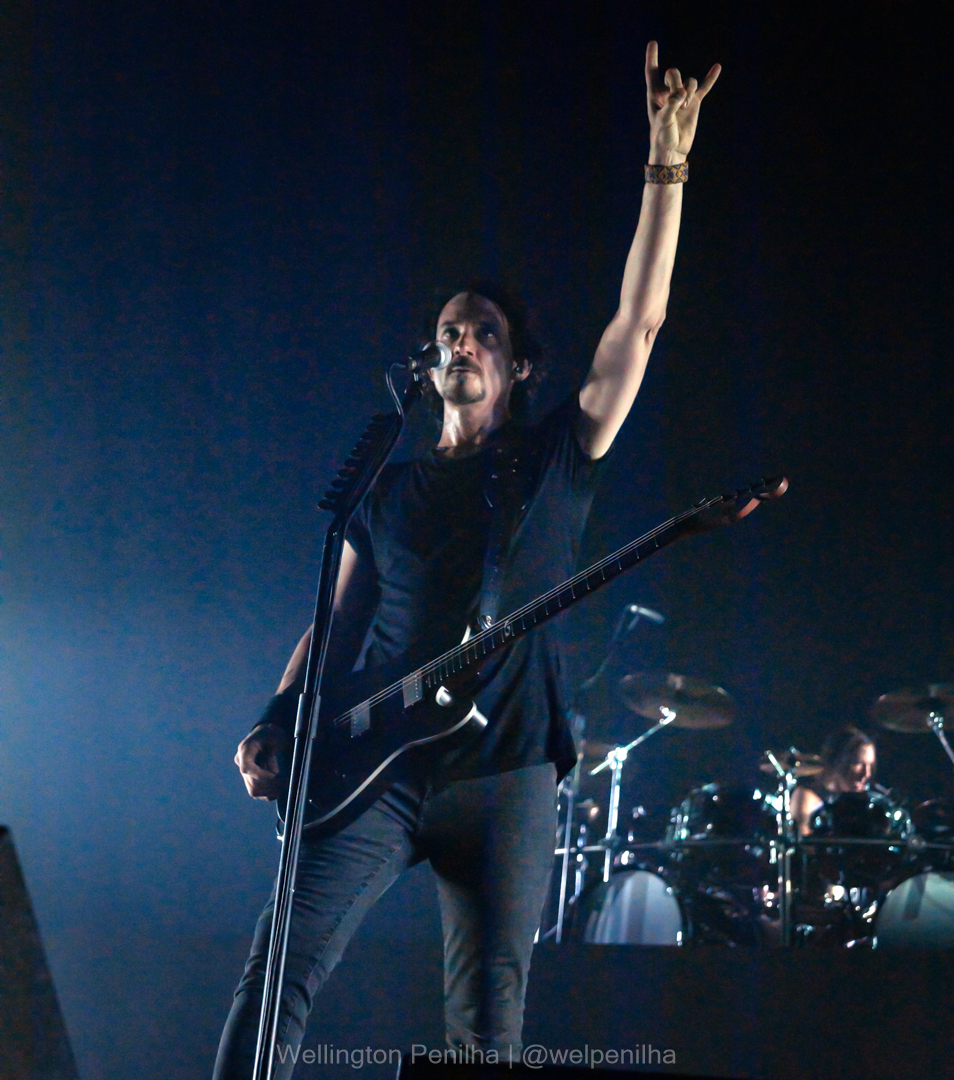 Gojira em São Paulo. Crédito: Wellington Penilha