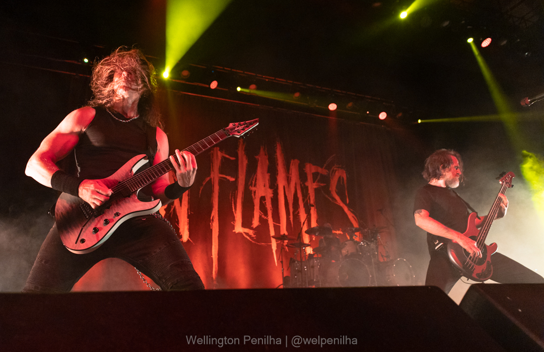 In Flames em São Paulo. Créditos: Wellington Penilha