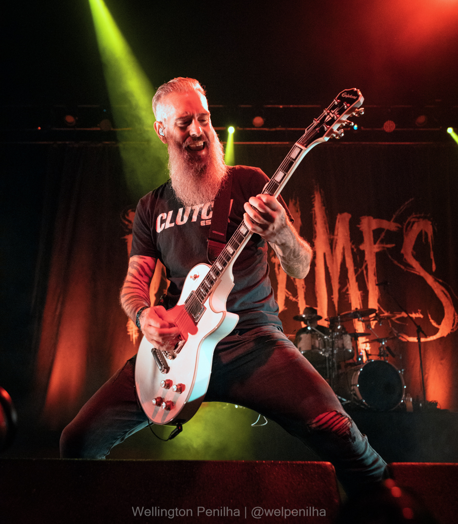 In Flames em São Paulo. Créditos: Wellington Penilha