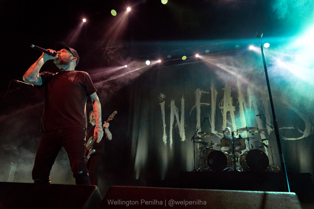 In Flames em São Paulo. Créditos: Wellington Penilha