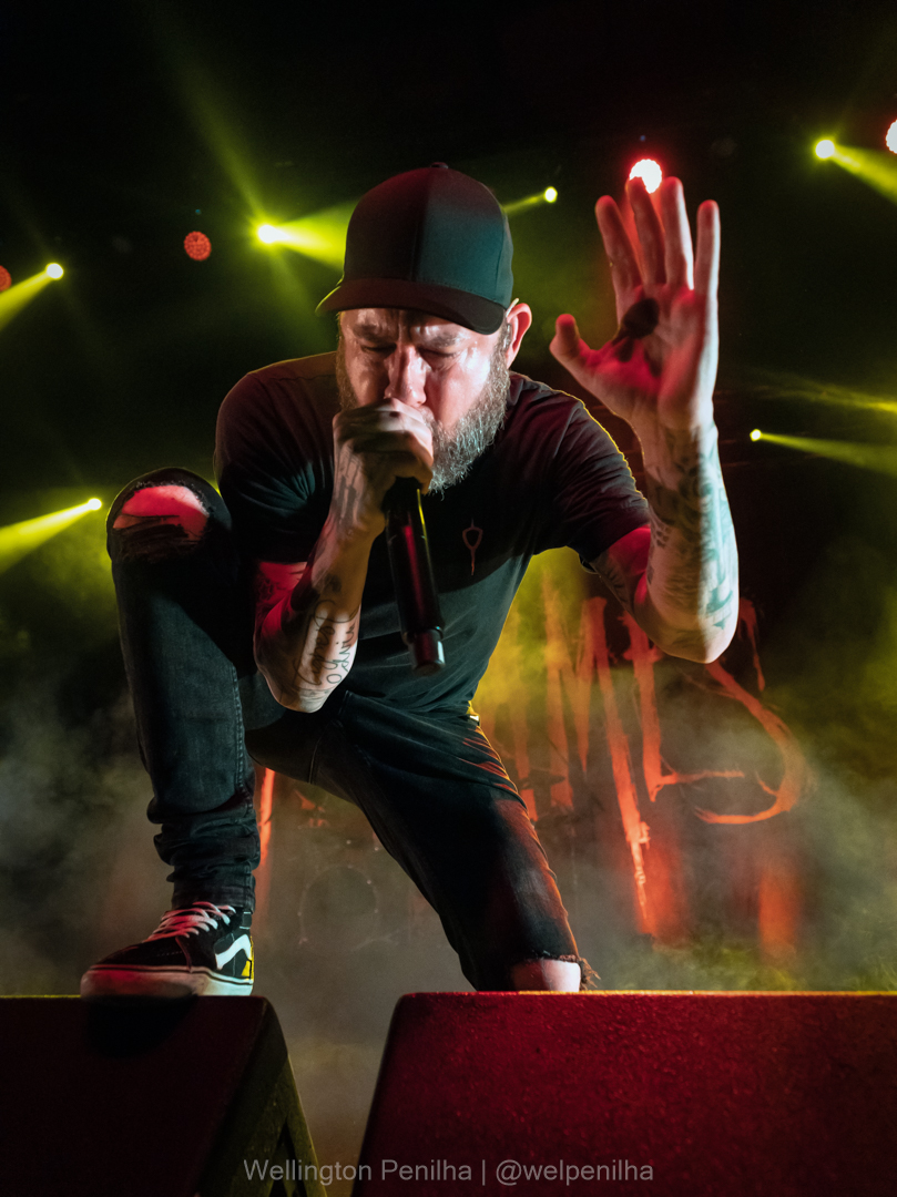 In Flames em São Paulo. Créditos: Wellington Penilha
