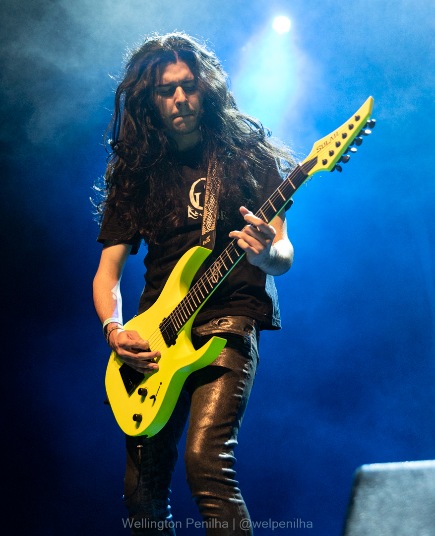 Kryour abrindo o show do In Flames em São Paulo. Créditos: Wellington Penilha