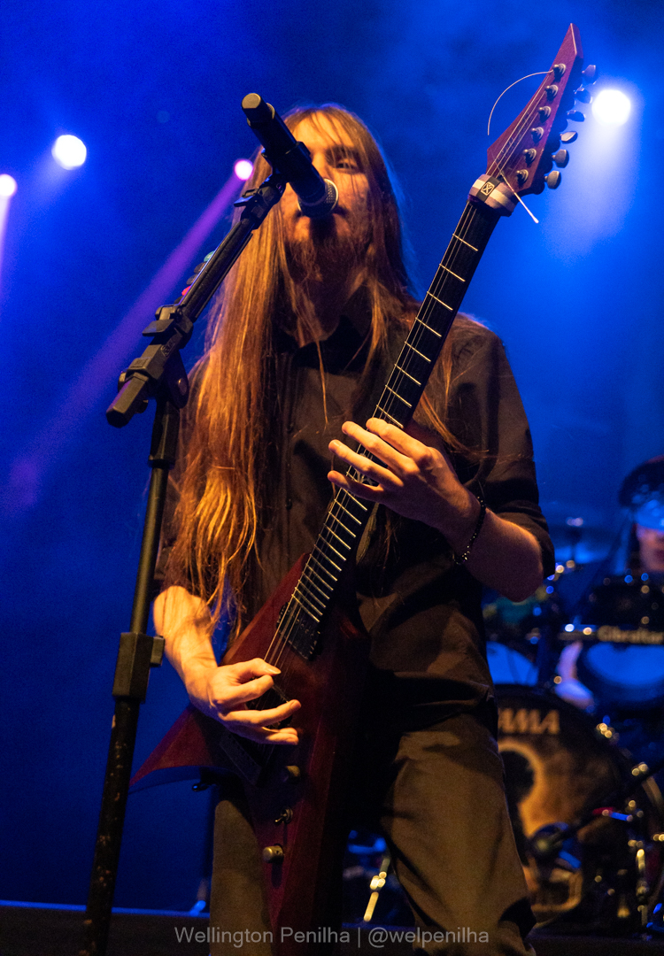 Kryour abrindo o show do In Flames em São Paulo. Créditos: Wellington Penilha