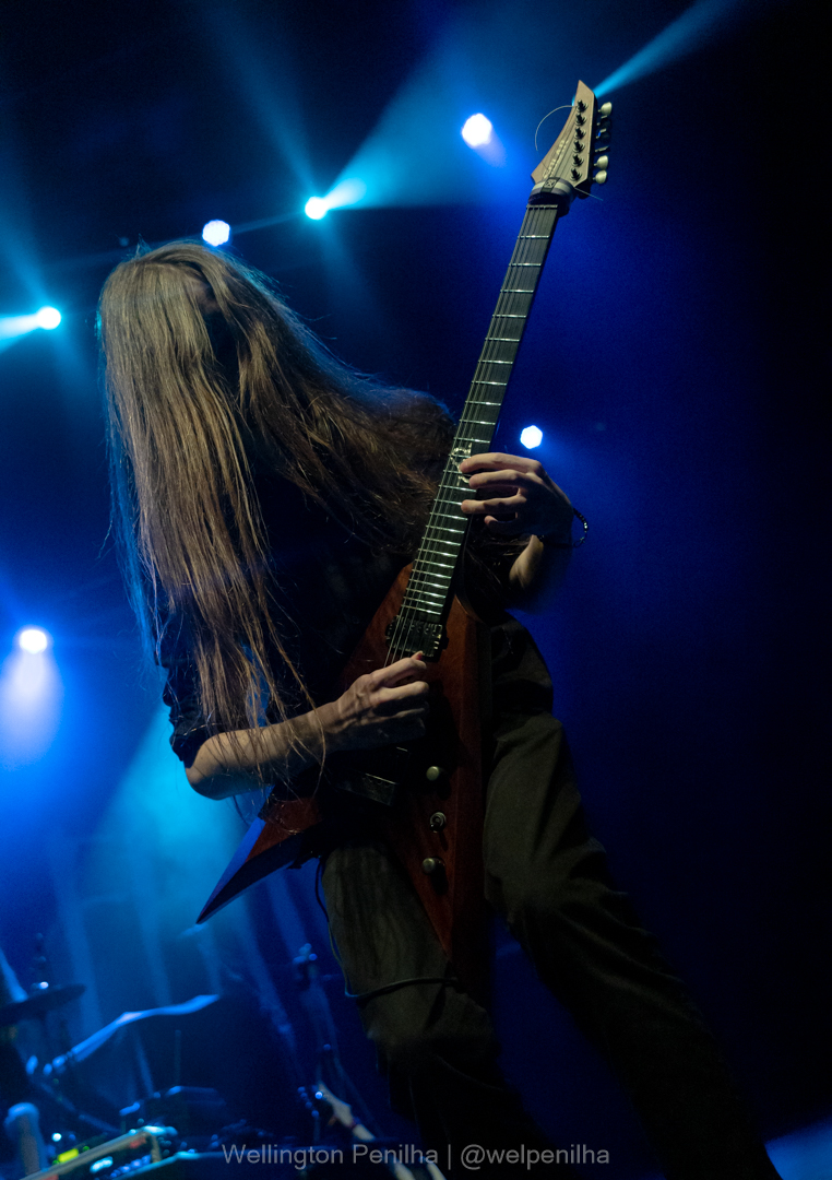 Kryour abrindo o show do In Flames em São Paulo. Créditos: Wellington Penilha