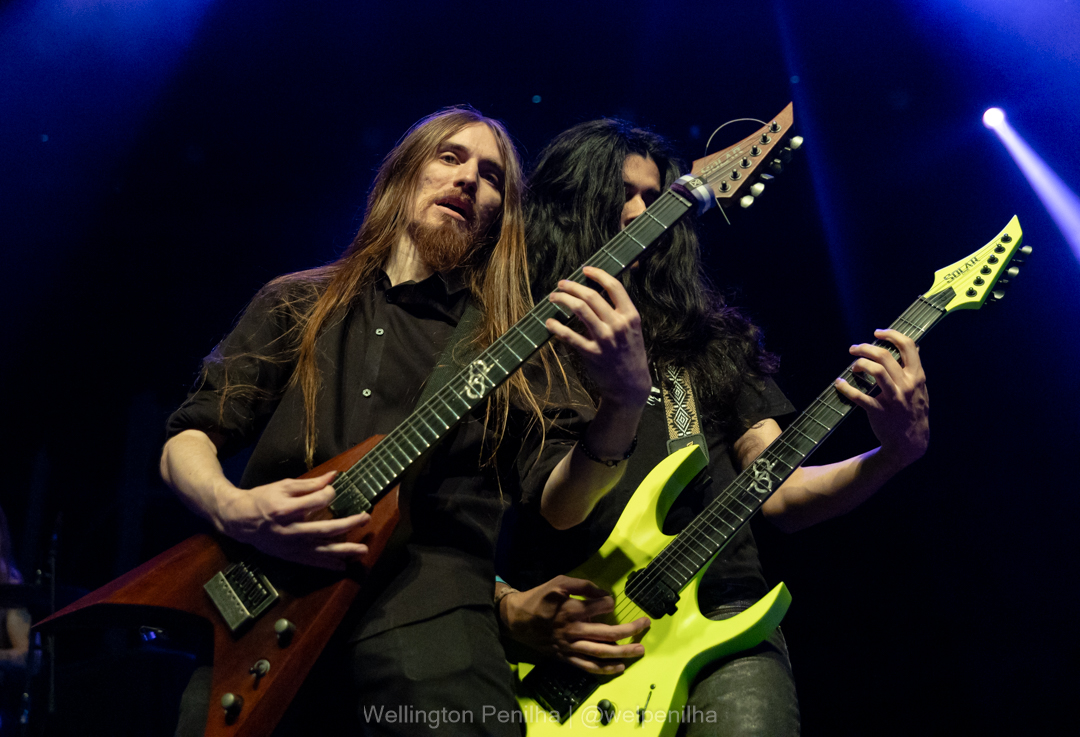 Kryour abrindo o show do In Flames em São Paulo. Créditos: Wellington Penilha