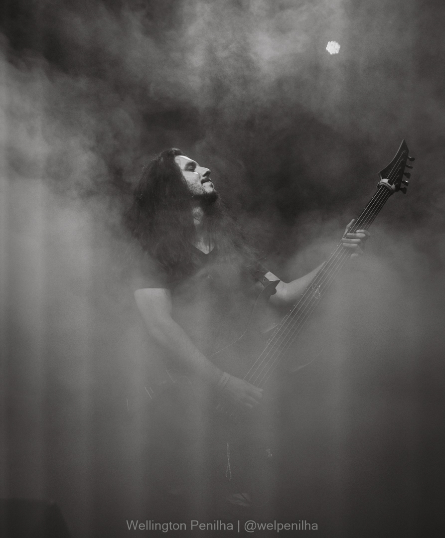 Kryour abrindo o show do In Flames em São Paulo. Créditos: Wellington Penilha