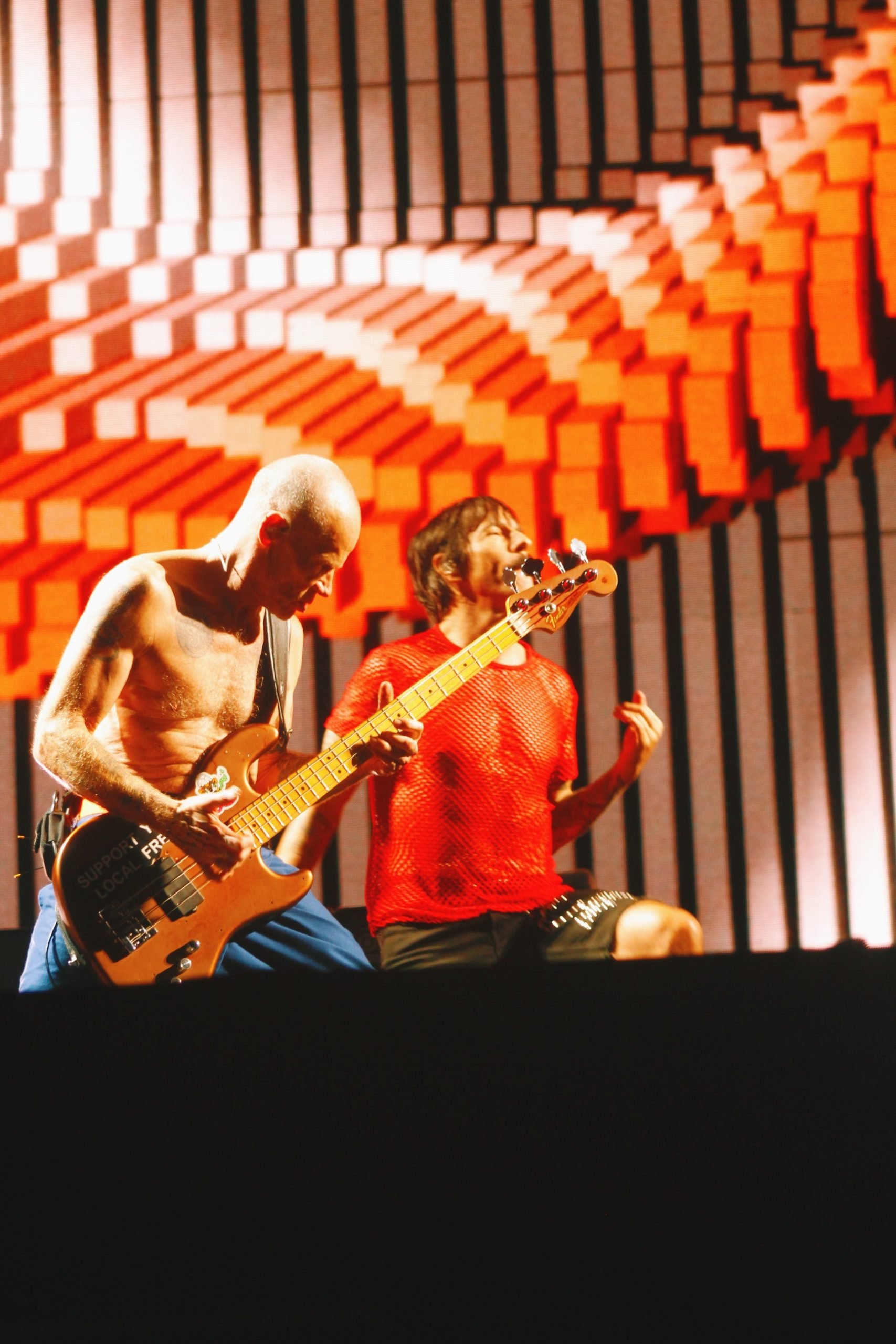 Red Hot Chili Peppers em São Paulo. Créditos: Marcela Lorenzetti