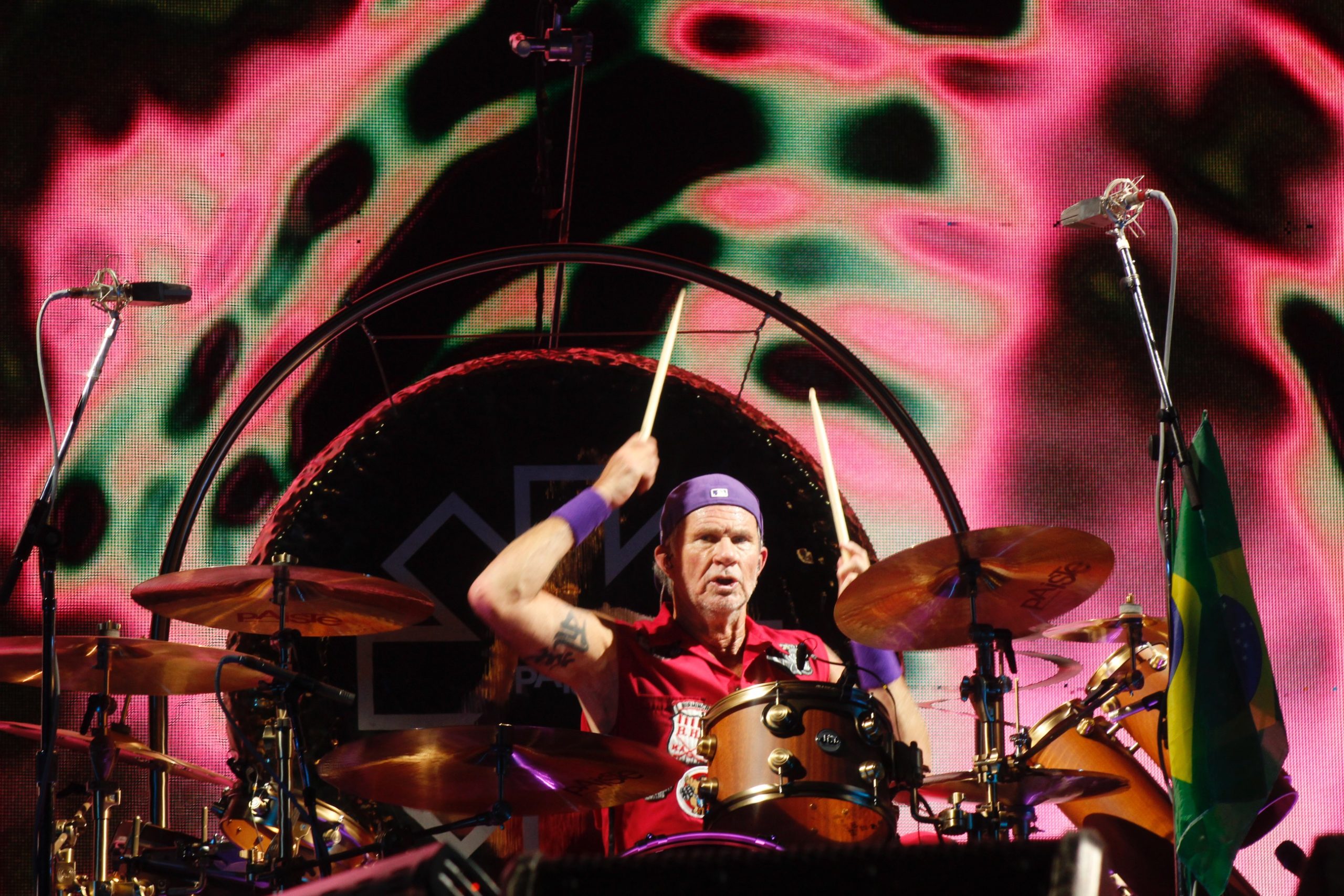 Red Hot Chili Peppers em São Paulo. Créditos: Marcela Lorenzetti