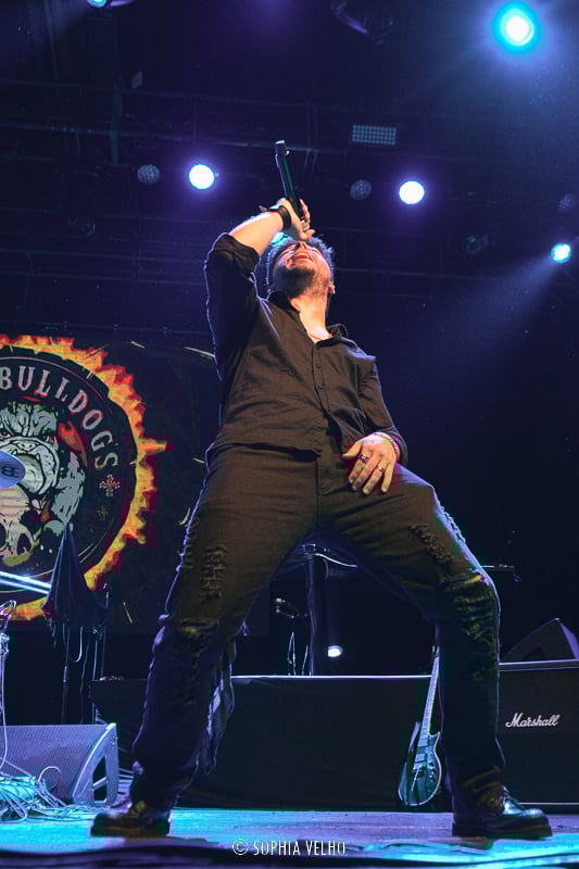 Clash Bulldog's abrindo para Bruce Dickinson em Porto Alegre. Crédito: Sophia Velho