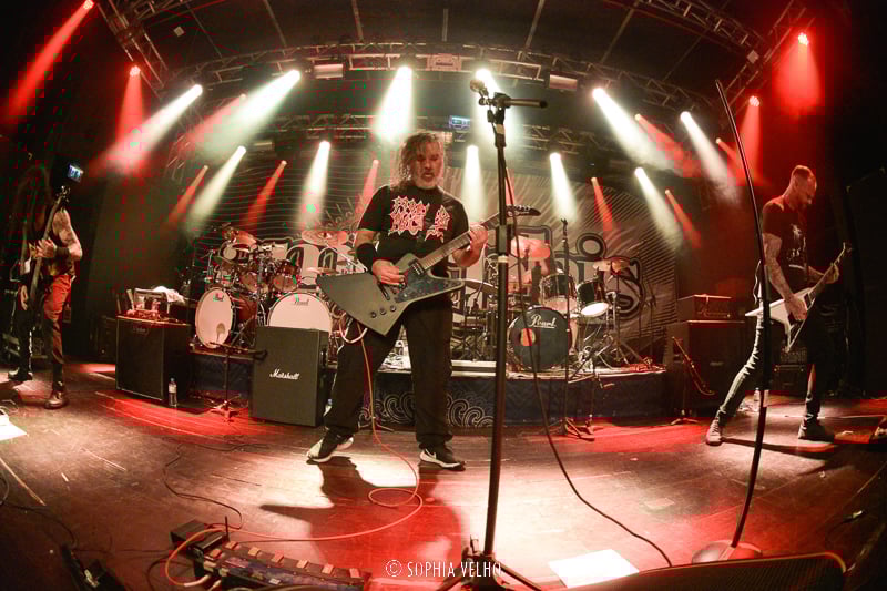 Exterminate abrindo para Amorphis em Porto Alegre. Crédito: Sophia Velho