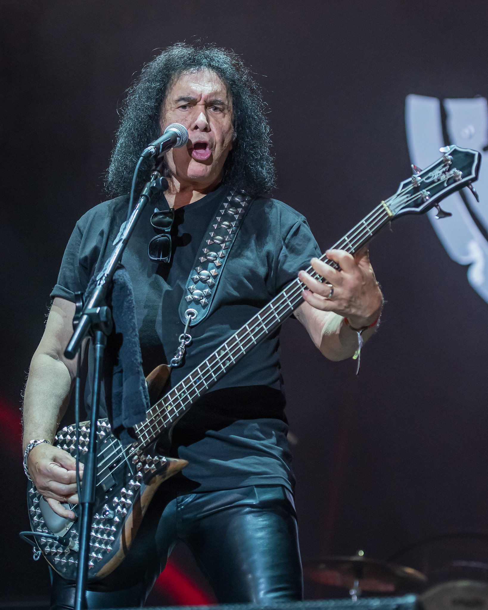 Gene Simmons no Summer Breeze 2024. Crédito: Leca Suzuki