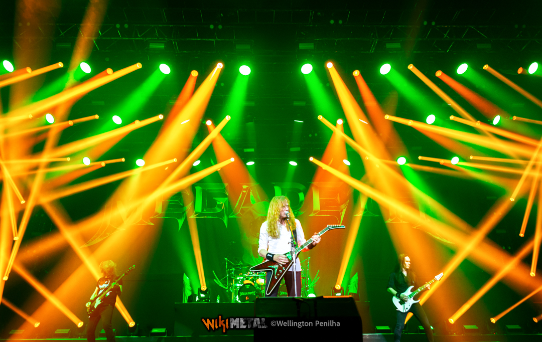 Megadeth em São Paulo. Crédito: Wellington Penilha