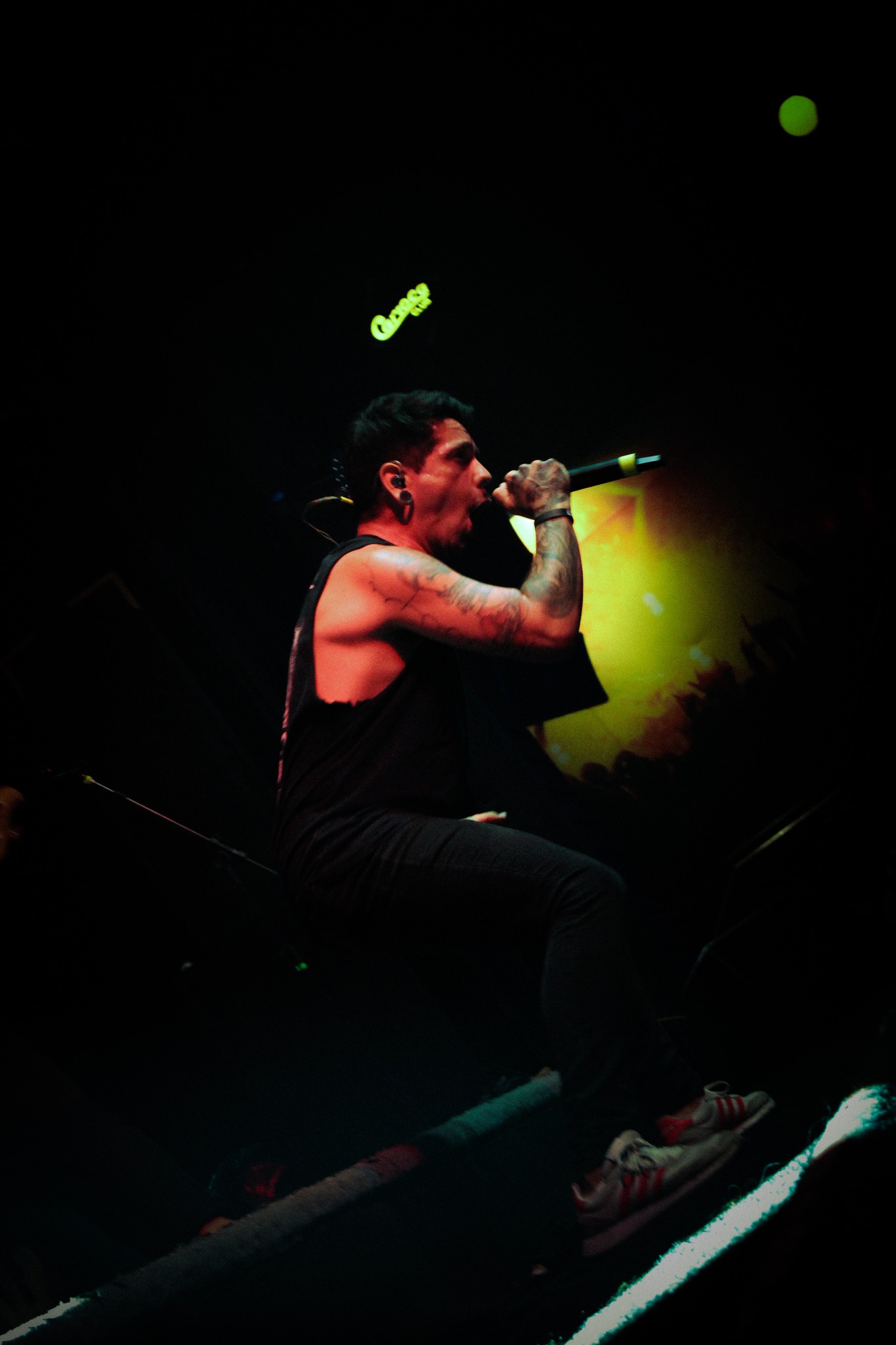 There's no face abrindo para Alesana em São Paulo. Crédito: Marcela Lorenzetti