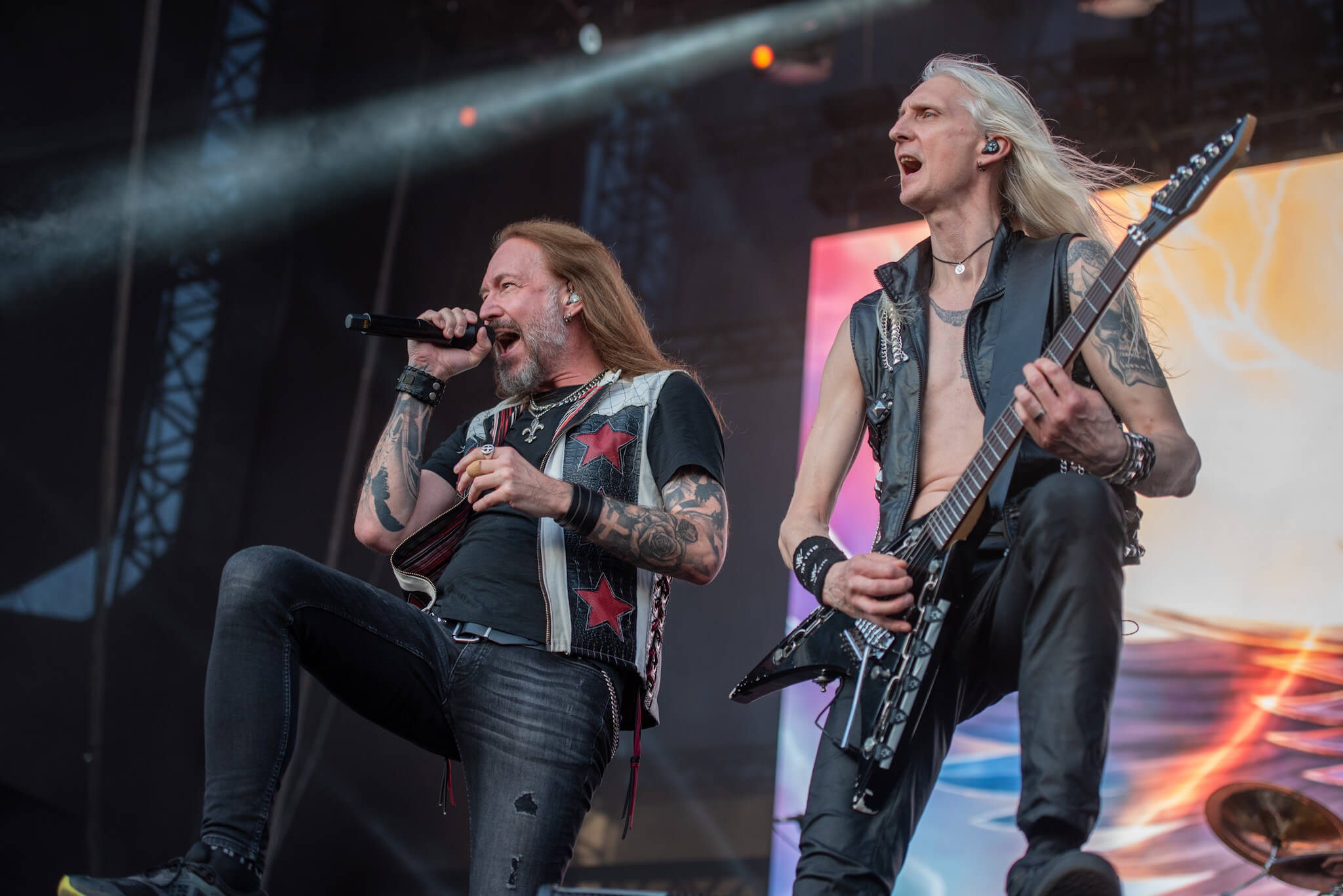 Hammerfall no Summer Breeze 2024. Crédito: Leca Suzuki