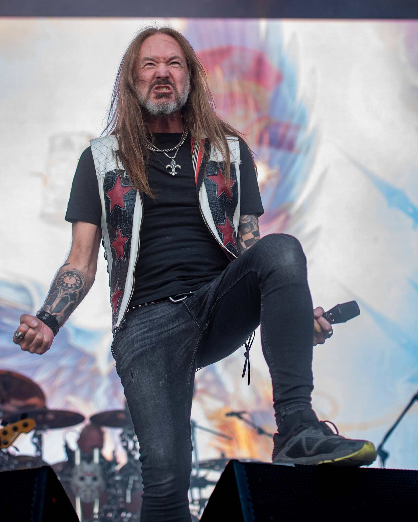 Hammerfall no Summer Breeze 2024. Crédito: Leca Suzuki