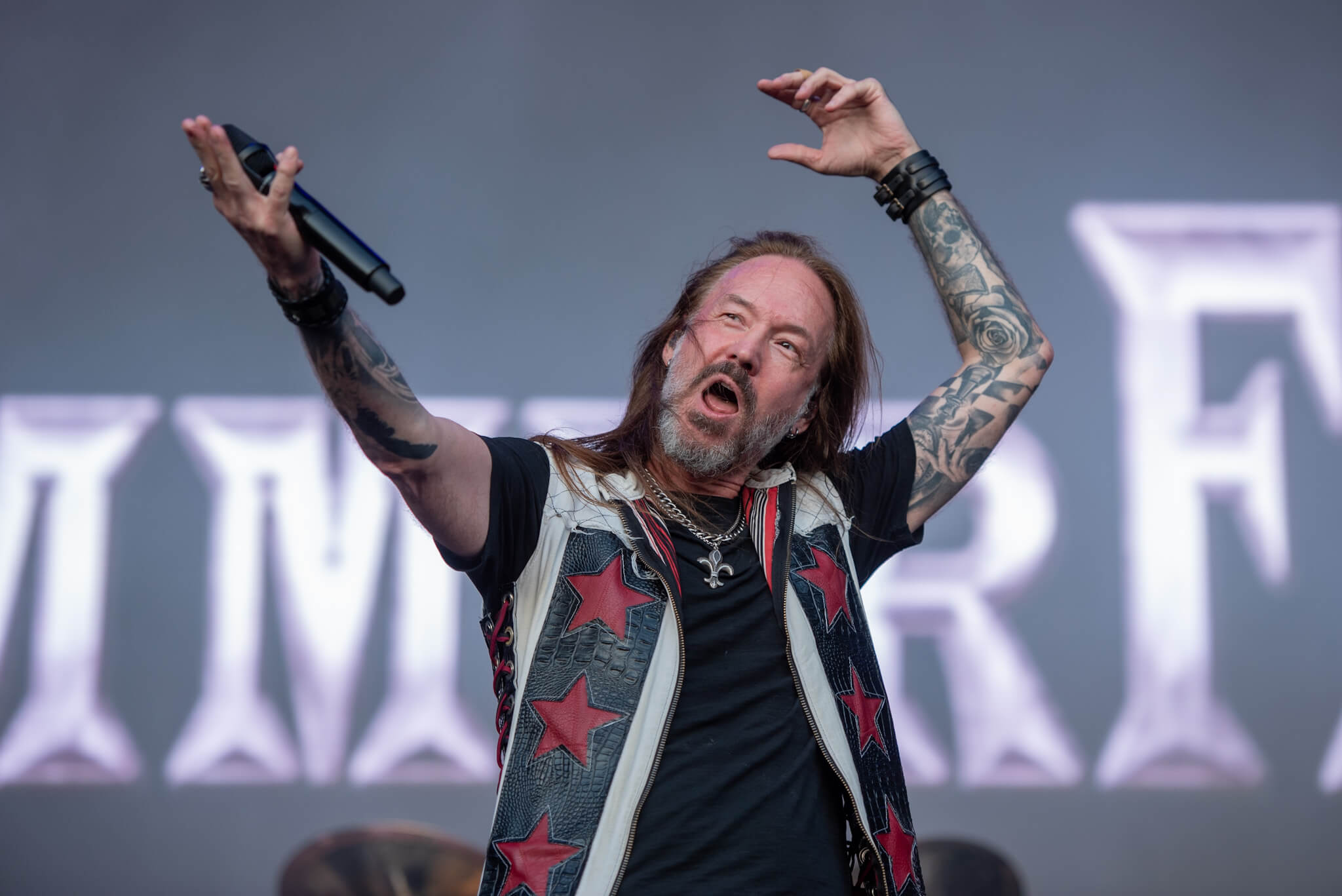 Hammerfall no Summer Breeze 2024. Crédito: Leca Suzuki