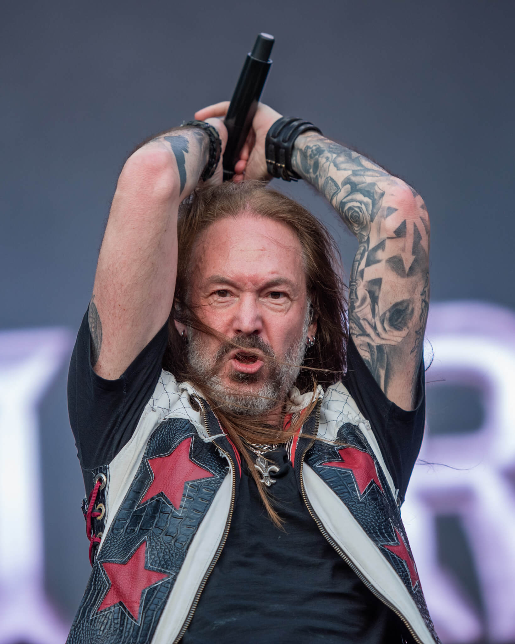 Hammerfall no Summer Breeze 2024. Crédito: Leca Suzuki
