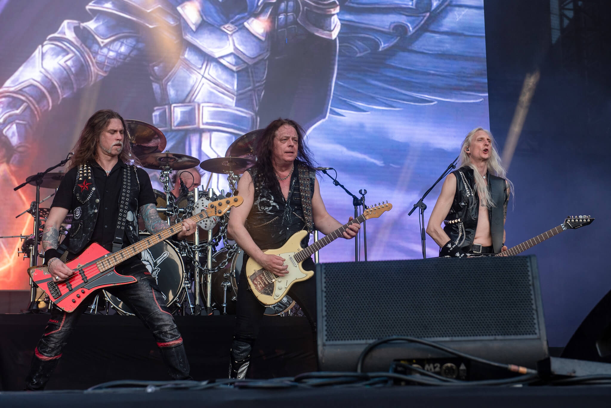 Hammerfall no Summer Breeze 2024. Crédito: Leca Suzuki
