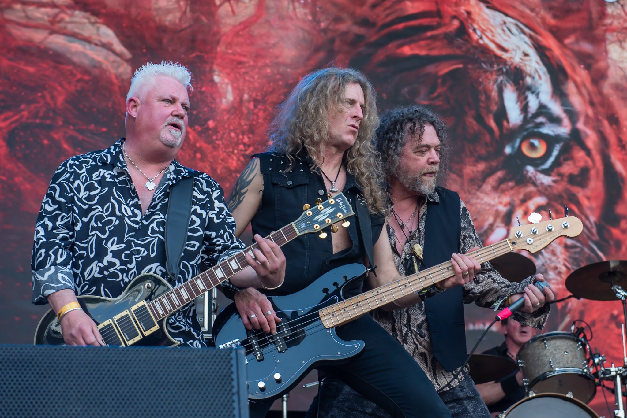 Tygers Of Pan Tang no Summer Breeze 2024. Crédito: Leca Suzuki