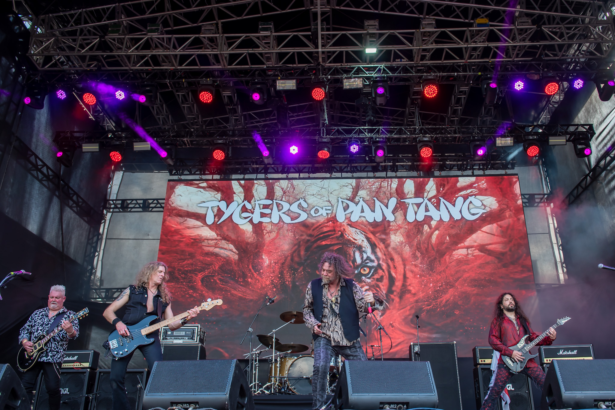 Tygers Of Pan Tang no Summer Breeze 2024. Crédito: Leca Suzuki