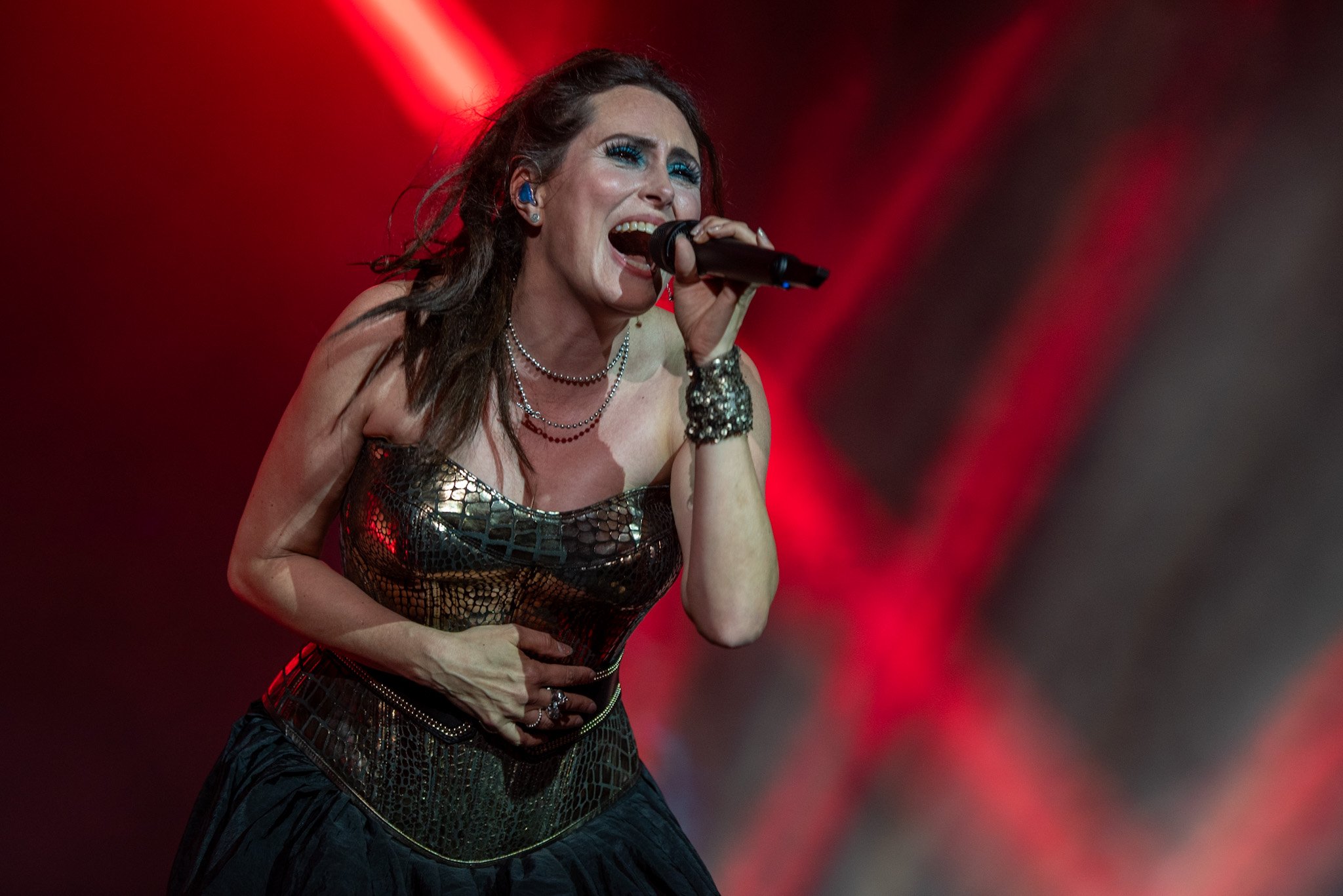 Within Temptation no Summer Breeze 2024. Crédito: Leca Suzuki