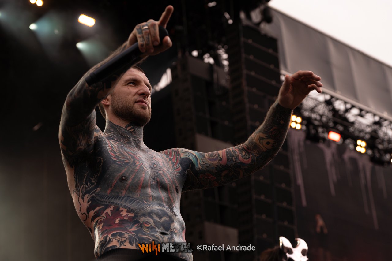 Slaughter to Prevail no Hellfest 2024. Crédito: Rafael Andrade
