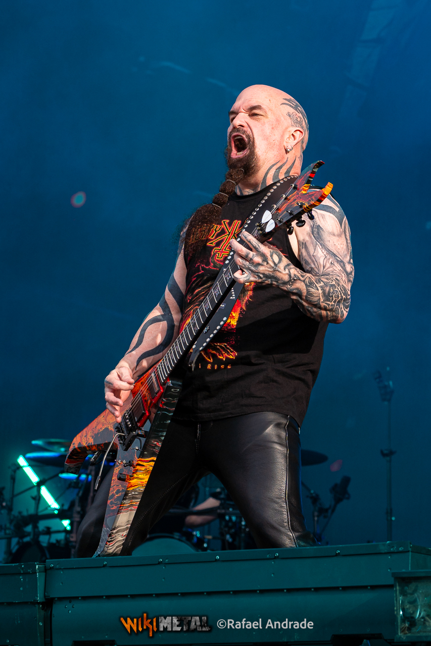 Kerry King no Hellfest 2024. Crédito: Rafael Andrade