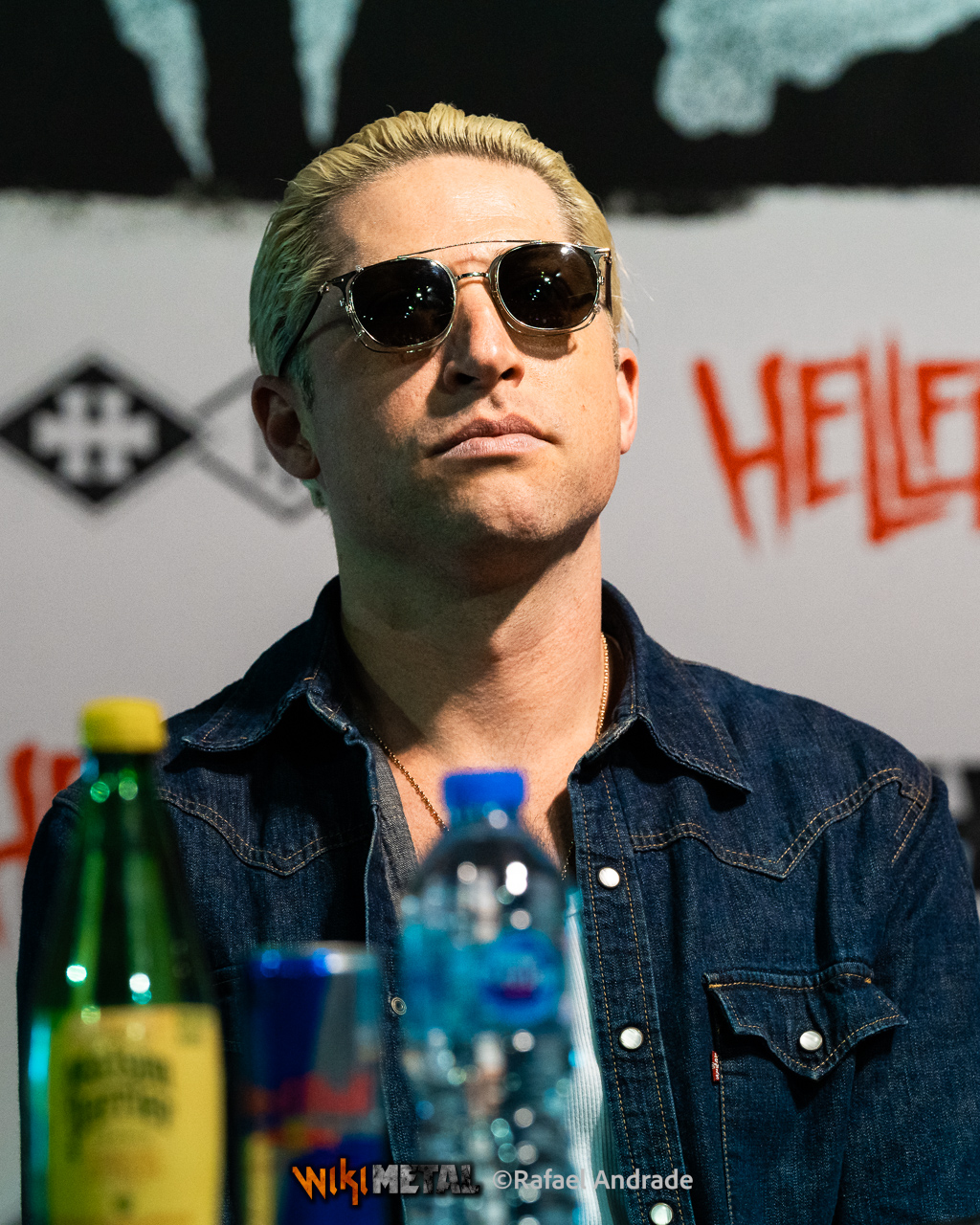 Coletiva do Queens Of The Stone Age no Hellfest 2024. Crédito: Rafael Andrade