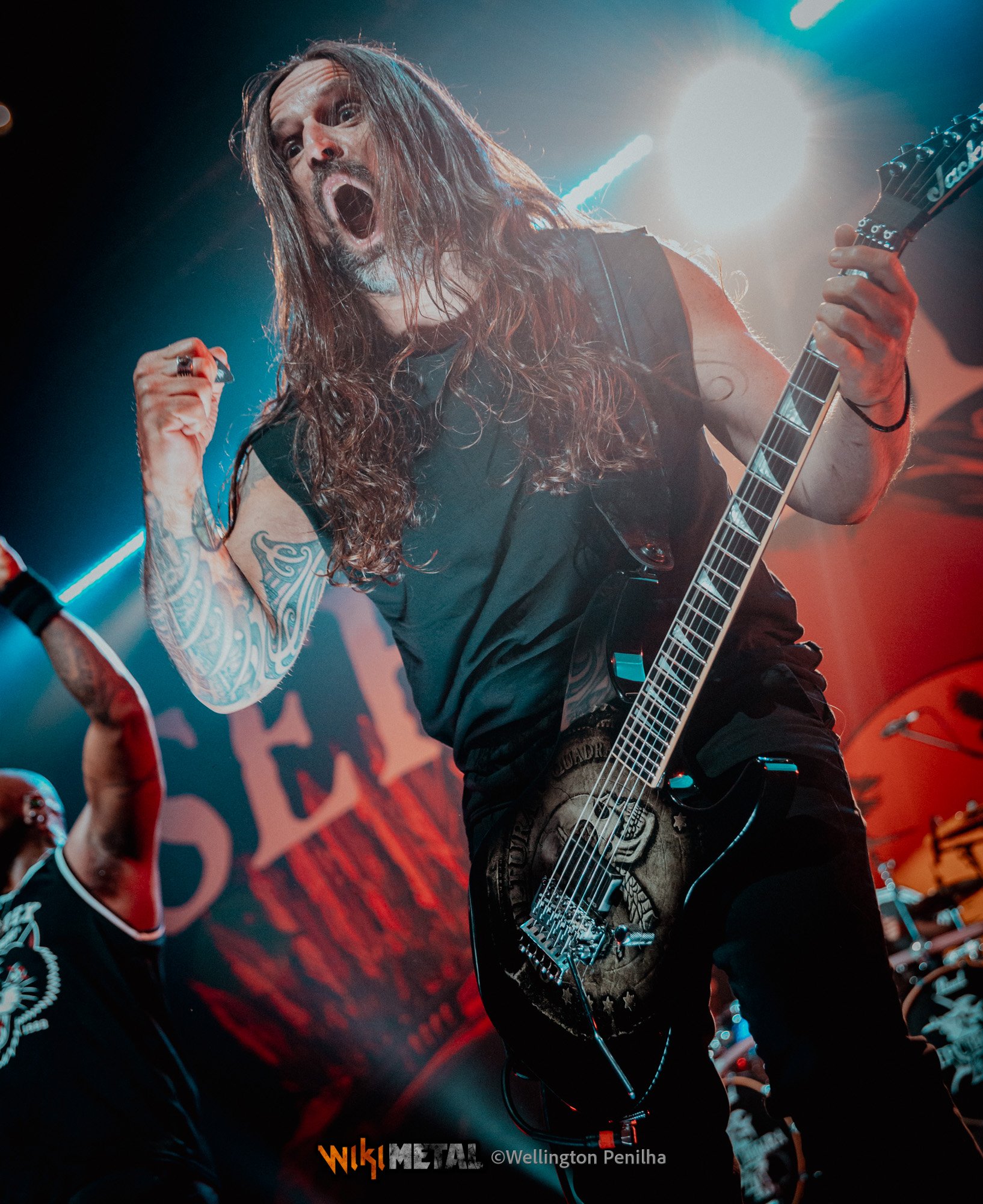 Sepultura no Espaço Unimed com a turnê de despedida 'Celebrating  Life Through Death'. Crédito: Wellington Penilha