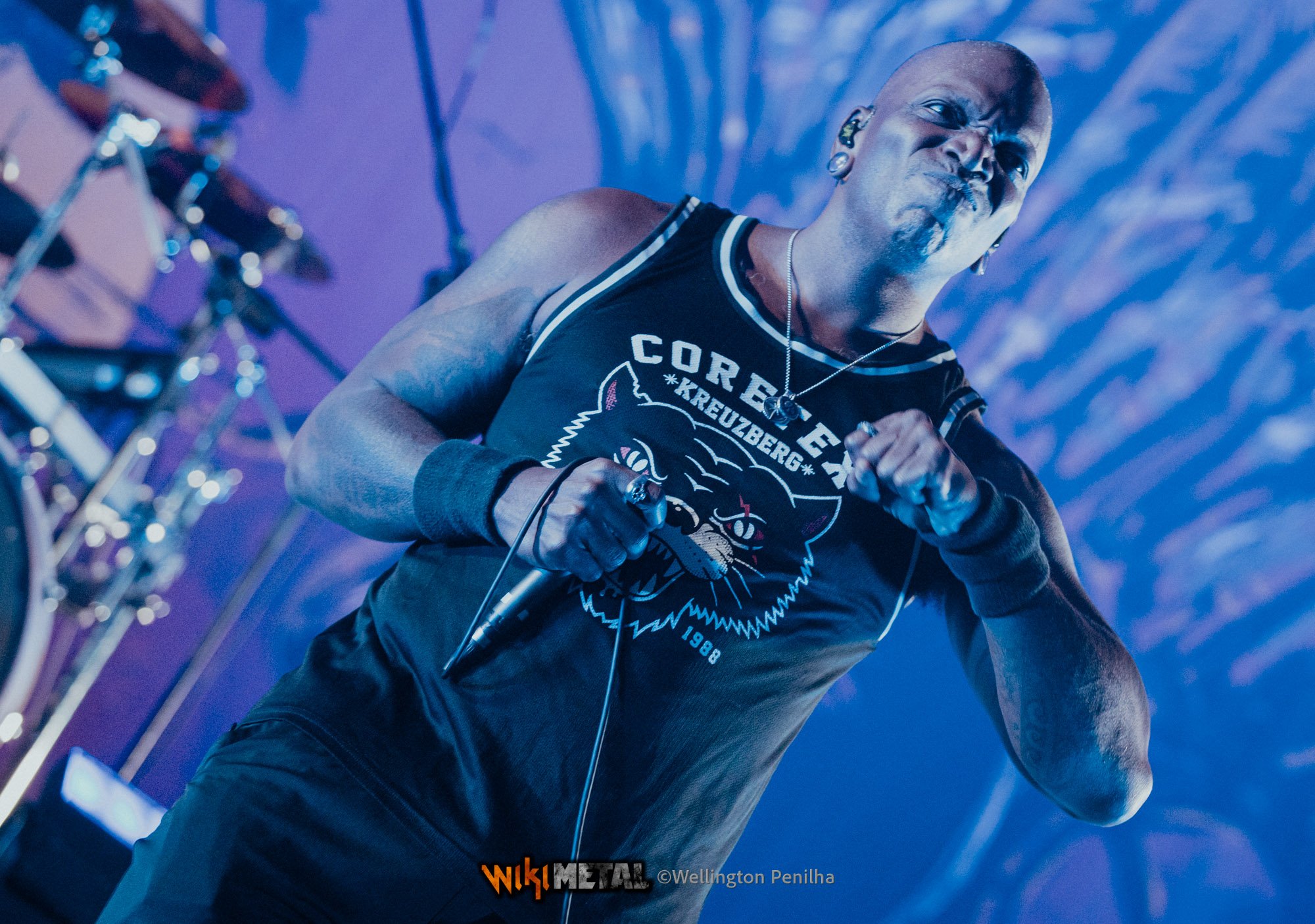 Sepultura no Espaço Unimed com a turnê de despedida 'Celebrating  Life Through Death'. Crédito: Wellington Penilha