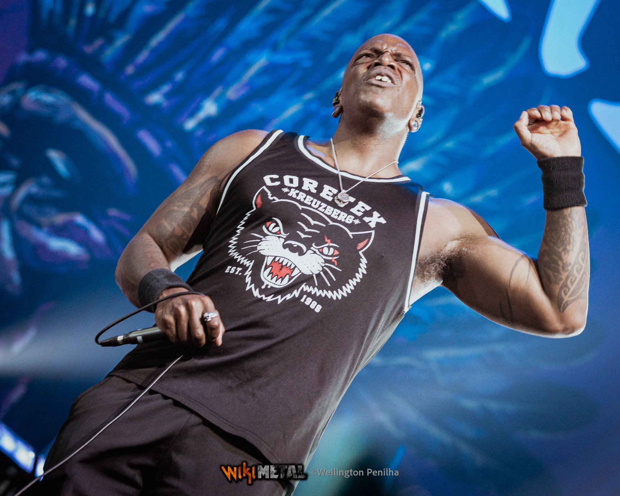 Sepultura no Espaço Unimed com a turnê de despedida 'Celebrating  Life Through Death'. Crédito: Wellington Penilha