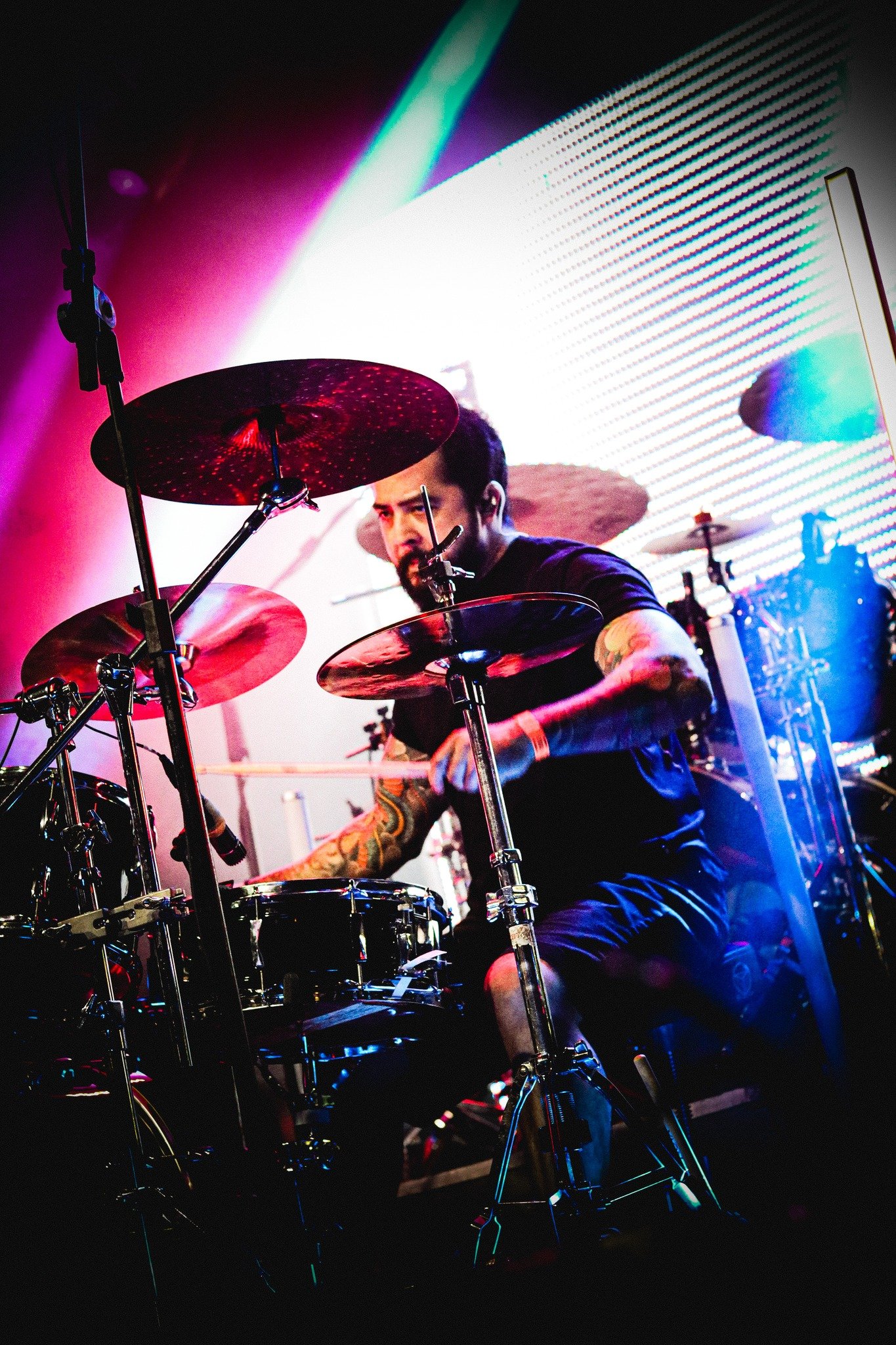 There's No Face abrindo para TesseracT em São Paulo. Crédito: Marcela Lorenzetti
