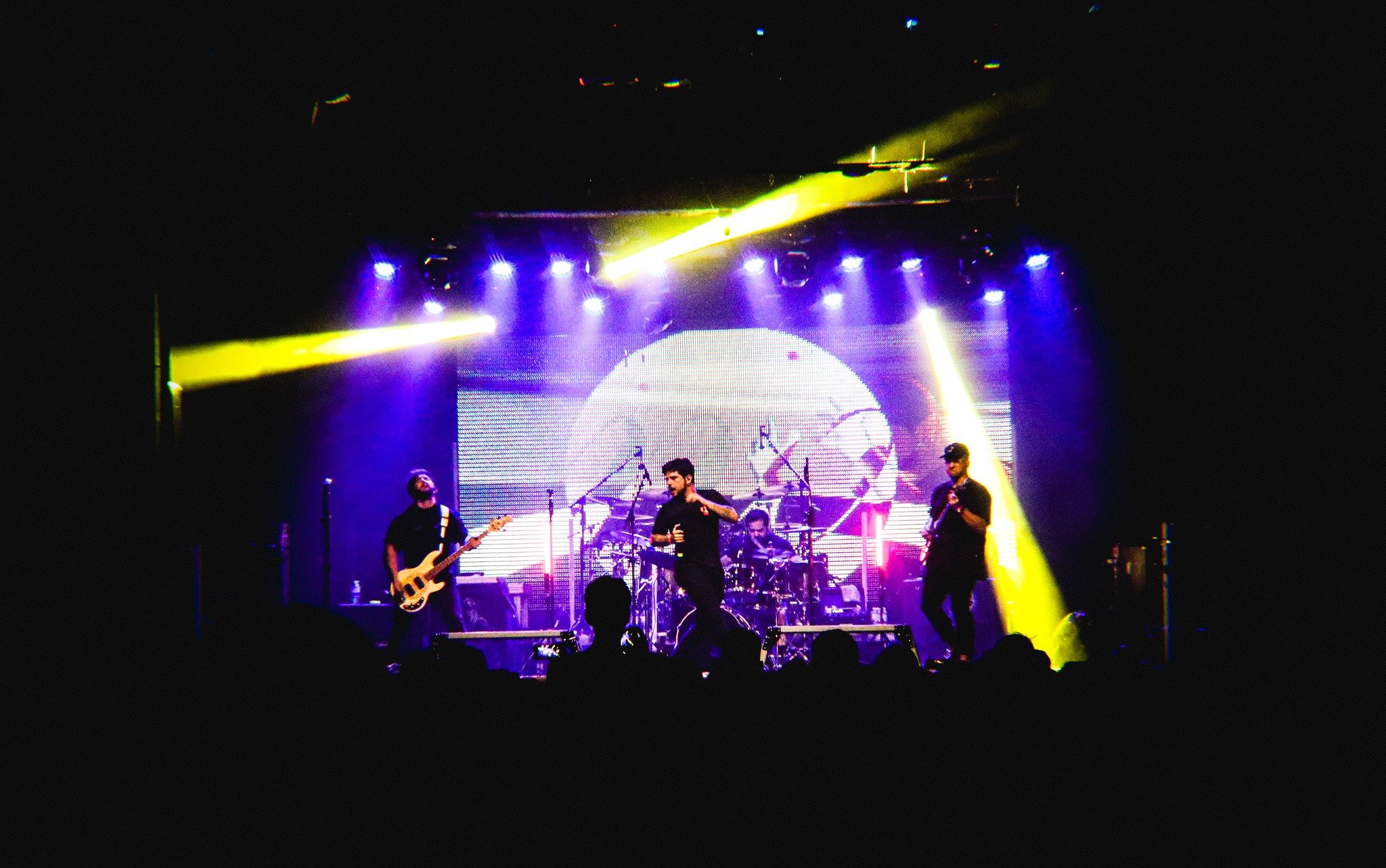 There's No Face abrindo para TesseracT em São Paulo. Crédito: Marcela Lorenzetti