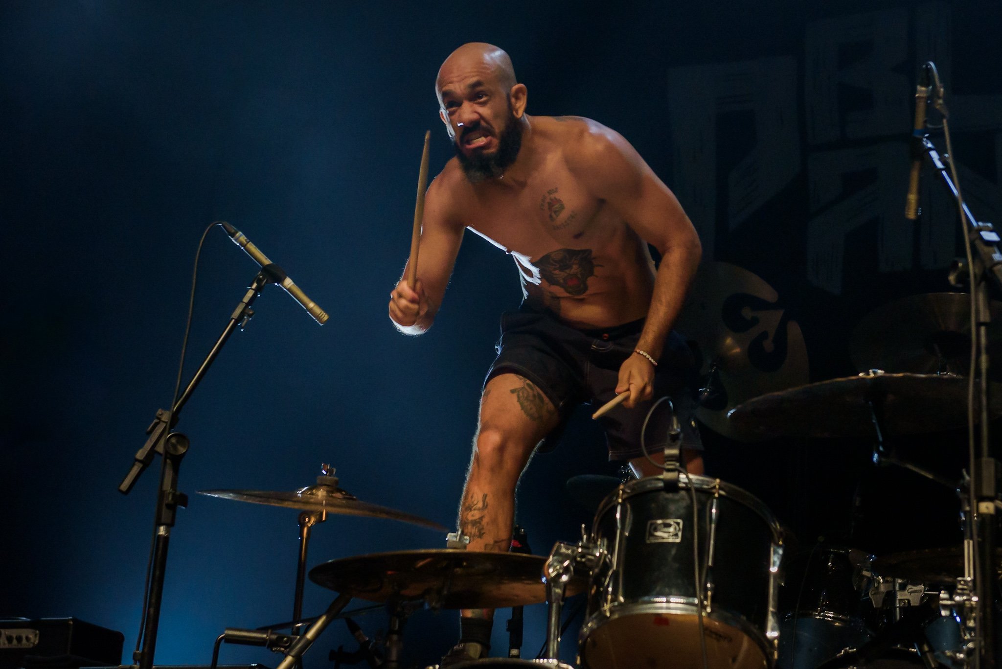 Black Pantera abrindo para o Living Colour em São Paulo. Crédito: Leca Suzuki