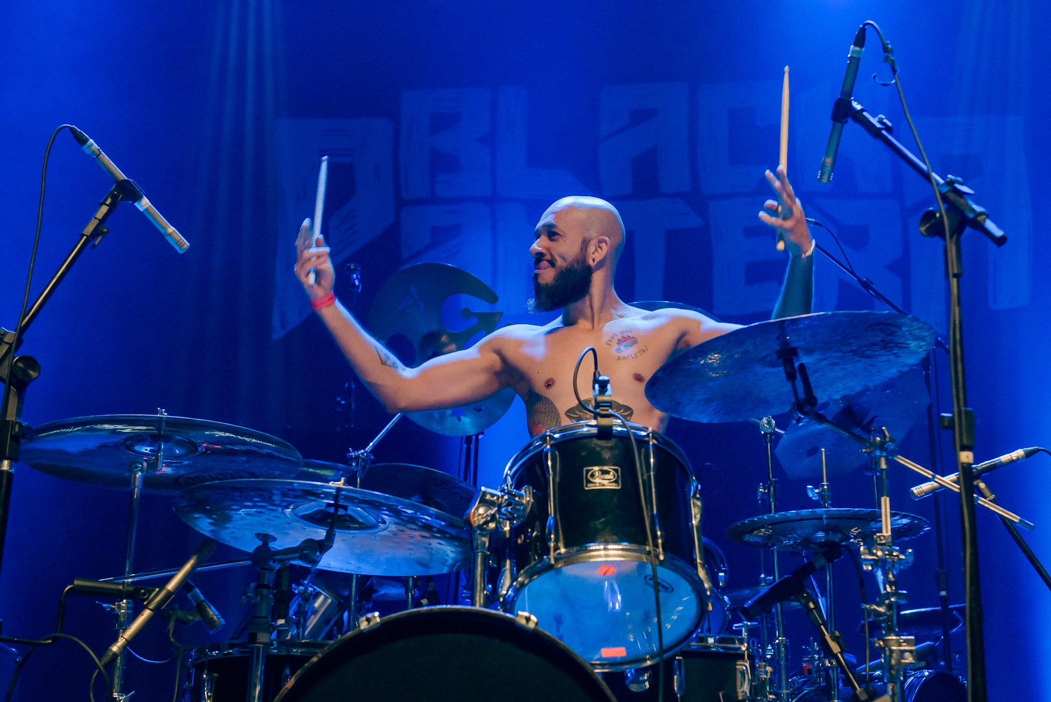 Black Pantera abrindo para o Living Colour em São Paulo. Crédito: Leca Suzuki