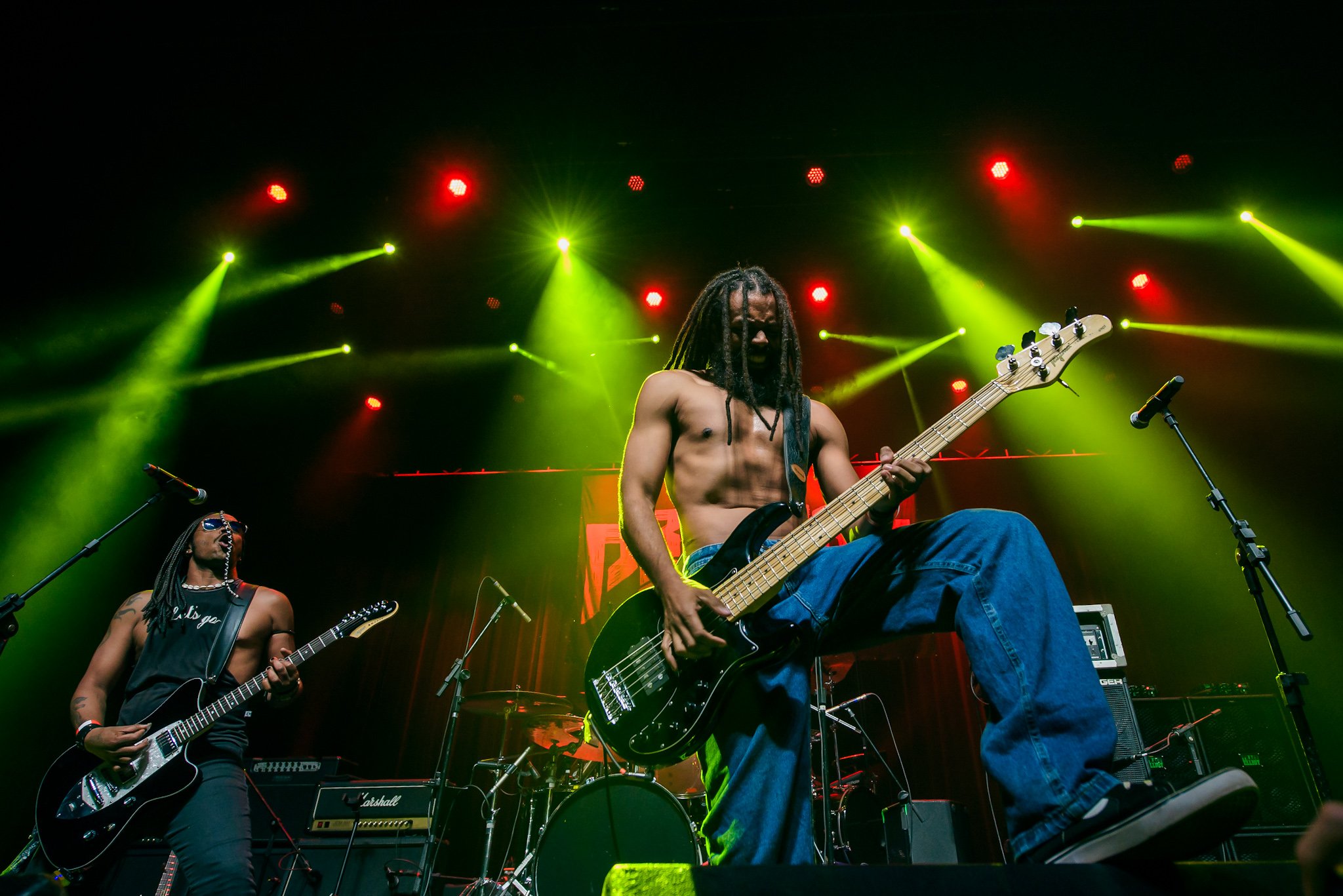 Black Pantera abrindo para o Living Colour em São Paulo. Crédito: Leca Suzuki