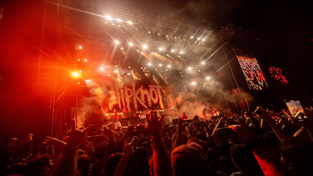 Slipknot no Knotfest Chile. Crédito: Fênix