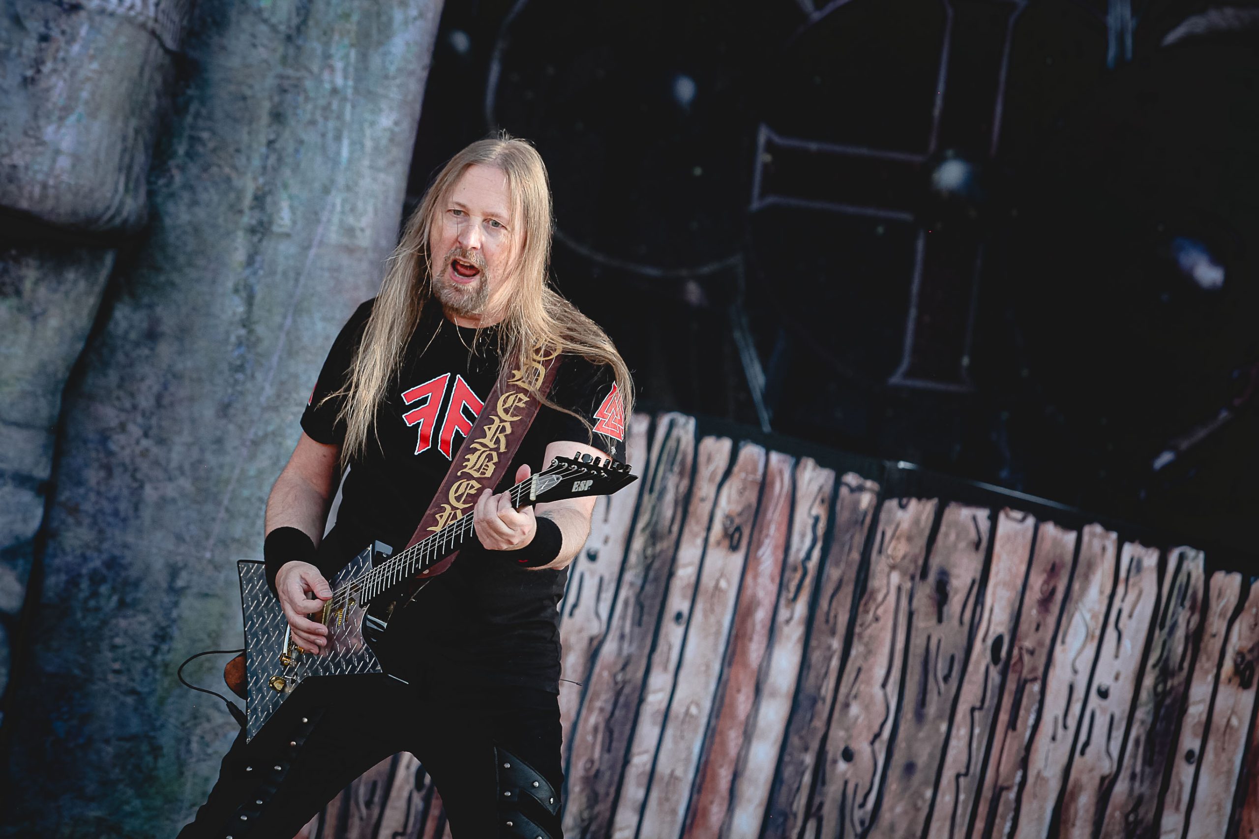 Amon Amarth no Knotfest Chile. Crédito: Jéssica Marinho