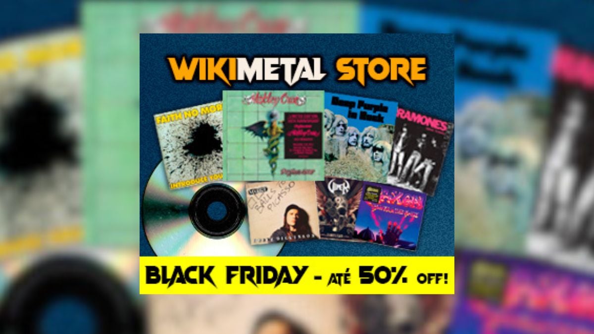 Black Friday Wikimetal Store: Toda a loja com até 50% de desconto