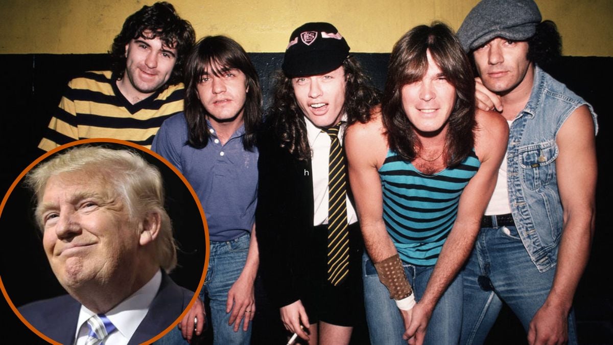 A música de Natal do AC/DC inspirada no Presidente Donald Trump