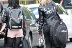 Girls walking in Camden